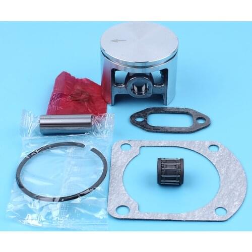 52mm Piston Ring Pin Circlips Needle Bearing For HUSQVARNA 268 272 272XP 272K Chainsaw w/ Cylinder Muffler Gasket Replace Parts