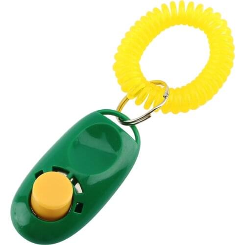 4 Colors Pet Training Clicker Click Agility Trainer Aid Wrist Training Dog Clicker with Wrist Strap Pet Horse Supplies