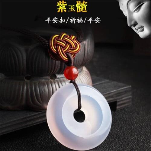 High quality natural stone Afghanistan white pendant pendulum Peace buckle pendants chakra pendule suspension