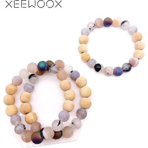 Chakra Round Beads Bracelet 2019 New Natural Stone Bracelet For Women Healing Man Bracelet With Stone Jewelry Luxury Cuff Charm