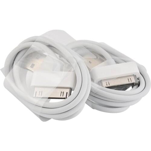 10PCS/Lot Charger Cable for Apple iPod Mini iPad 3 2 iPod Nano Touch 30Pin Charging Data Cable For iPhone 4s 4 iphone 3G 3GS