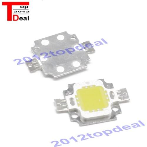 100pcs/lot 10W LED Chip Bulb 10w led 900lm Lamp Light White High Power 24mli Chip for flood lamp