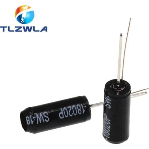 100PCS SW-18020P High Sensitive Vibration Switch SW18020P Snap Switch Shock Sensor High Sensitive Vibration Switches SW18020P