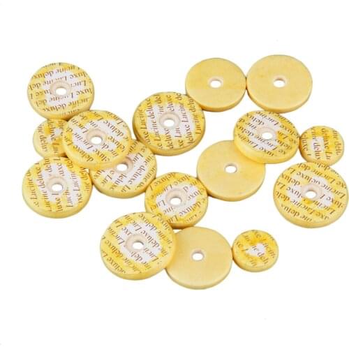 16Pcs/Set Flute Pads 16 Open Hole Great Material 4 Size Pads Yellow For Woodwind Flute Musical Instrument Accessories