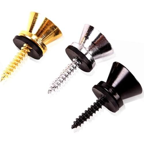 5PCS Guitar Strap Lock Straplock Button Guitar Buckle Skidproof For Acoustic Electric Bass Strap 3 Colors