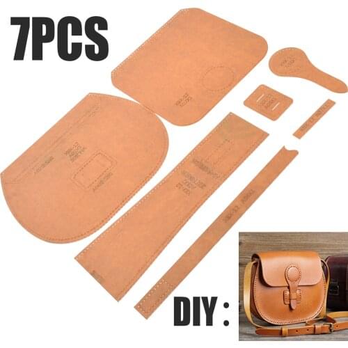 7pcs/set Acrylic Template Pattern Tool For DIY Handmade Handbag Leather Craft Sewing Pattern Sewing Stencils