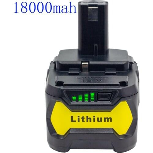 For Ryobi Battery Charger 18v 18AH BPL1820 P108 P106 RB18L50 RB18L40 Cordless Power Tool Battery Large Capacity Ssend Drill