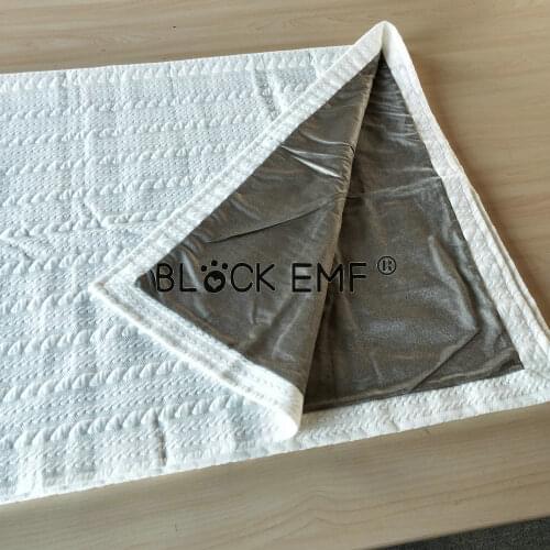 BLOCK EMF earthing blanket Anti-Radiation blanket 100% Silver Fiber and cotton blanket