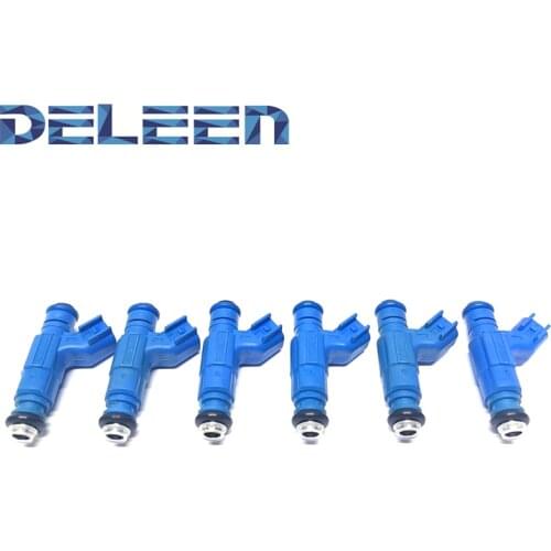 Deleen 6x High impedance Fuel Injector 0280156250 / FJ949 For Ford Car Accessories