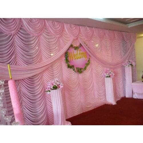 Hot Pink Water Fall Hot Pink Wedding Backdrop