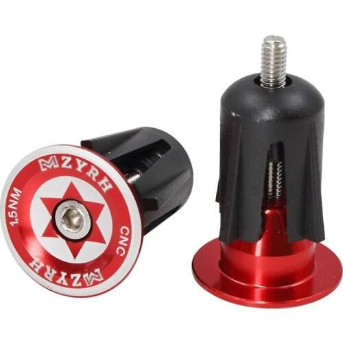 Mountain Bike Aluminum Alloy Expansion Handlebar Block Road Bike Bicycle Lock Handlebar Cover Plug Cover