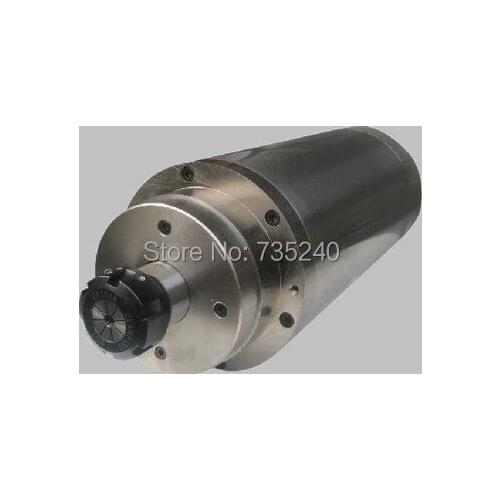 Hot sell 4.5kw 220v 400hz 24,000 rev / min ER25 125mm diameter water cooling CNC router spindle motor