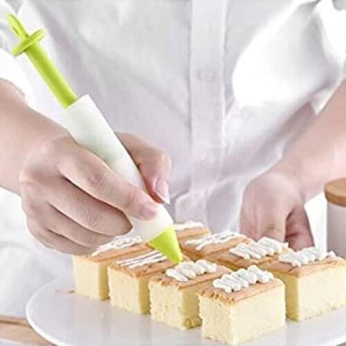 Chocolate Cake Decorating Tool Silicone Food Writing Pen Cream Cookie Icing Piping Pastry Nozzles Baking Kitchen Accessories