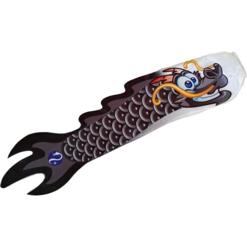 5 Colors Chinese Dragon Flag Outdoor Windsock Hanging Streamer Windmill Wind Spinner Black, Green, Blue, Rose Red, Red