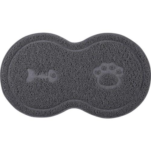 PVC Pet Bowl Mat Placemat Cloud Shape Pad Dish Bowl Food Feed Placement Puppy Pet Accessories Cleaning Mat