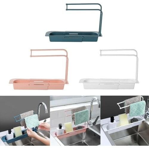 Faucet Drain Storage Rack Home Kitchen Sink Sponge Rag Bracket Rack Bathroom Towel Soap Box Shelf Hanging Storage Holder