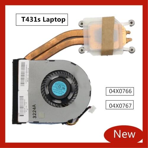 New Original For Lenovo Thinkpad T431S UMA Integrate CPU Cooling Fan Radiator heatsink 04X0767 04X0766