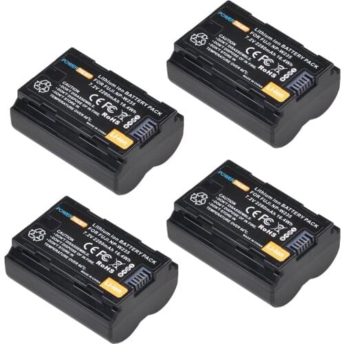 2280mAh NP-W235 NP W235 W235 Li-ion Camera Battery for Fujifilm Fuji X-T4, XT4 Camera Accessories