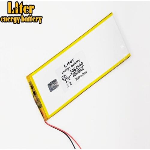 Lithium polymer battery 3064140 3.7V 4000MAH 3065140 mobile power Tablet PC DIY