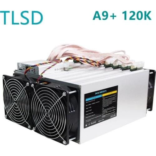 TLSD Used Innosilicon A9+ 120K Bitcoin Mining Machine with Power Supply