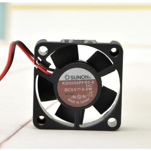 New original KD0504PFB2-8 5V 0.6W 4CM 4010 2-wire double ball cooling fan