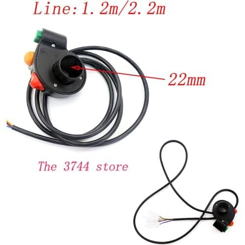 Three-in-one Switch Handle Switch Turn Light Horn Head Light Control Switch For Citycoco Electric Scooter Chinese Halei Scooter