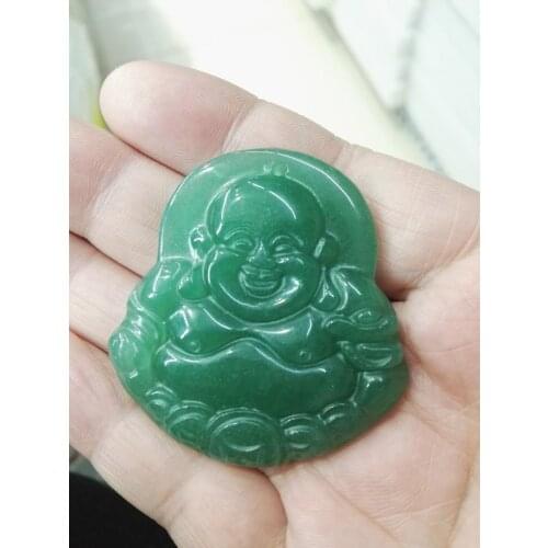 Natural Dongling Jade Buddha Pendant