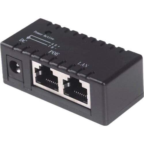 12V - 48V POE Injector Power Splitter for IP Camera POE Adapter Module Accessories VoIP Phone Netwrok AP device