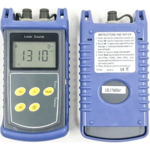 ST815 handheld Laser Source 1310/1550nm SM/MM/Optical fiber tester/light source
