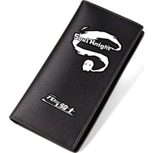 Soul Knight wallet Roguelike purse Cartoon game short long leather cash case Money notecase Change burse bag Card holders