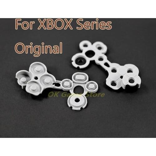 100pcs/lot Replacement Original Conductive Rubber Button For Xbox Series X S Console D-pad Rubber Buttons Contact Key Pads
