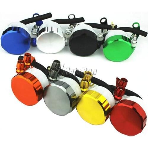 UNIVERSAL MOTORCYCLE FRONT BRAKE CLUTCH TANK CYLINDER FLUID OIL RESERVOIR 8 COLORS