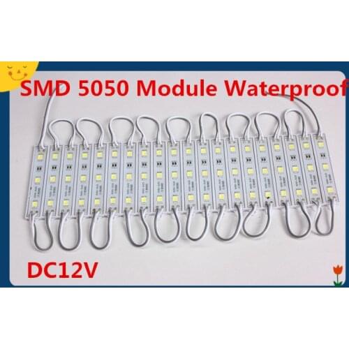 DC12V 5050 3LEDs LED Modules IP65 waterprood,LED Sign Backlight Modules,Advertising Light Box Modules,20PCS/Lot,free shipping