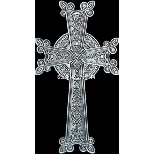 High quality New 3D model for cnc Khachkar-Armenian cross 3D carved figure sculpture machine in STL file Religion