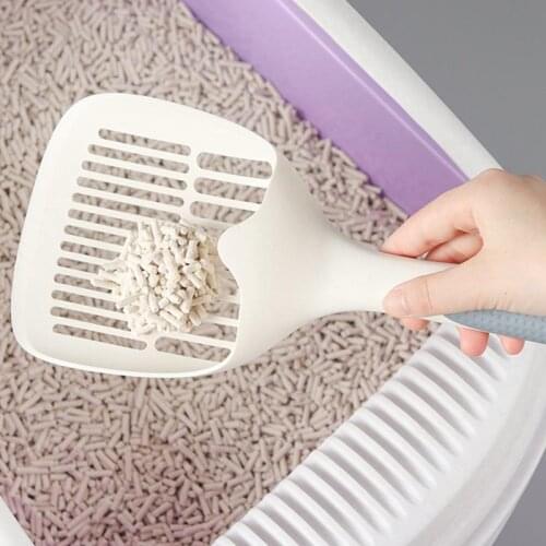 High Quality Cat Litter Scoop PVC Plastic Durable Pet Poo Shovel Practical Pets Poop Scooper Cat Sand Cleaning Products for Cats