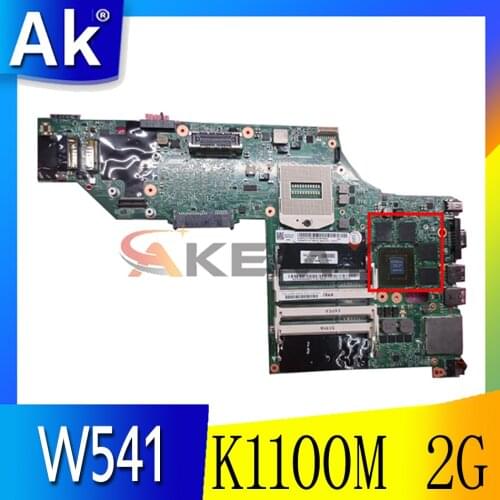 W541 Motherboard Mainboard For Thinkpad W541 W540 Laptop FRU 00HW121 00HW137 04X5332 04X5300 12291-2 48.4L013.021 GPU:K1100M 2G