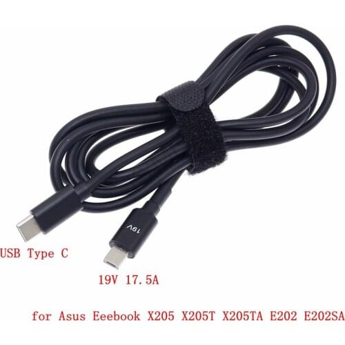 19V USB Type C Laptop Charging Cable Cord USB C Dc Power Adapter Plug Converter for Asus Eeebook X205 X205T X205TA E202 E202SA