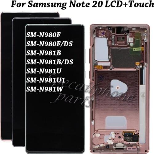 AMOLED Plus For Samsung Galaxy Note 20 LCD Display Touch Screen Digitizer Assembly For Samsung N980 N981B SN980F/DS LCD Display