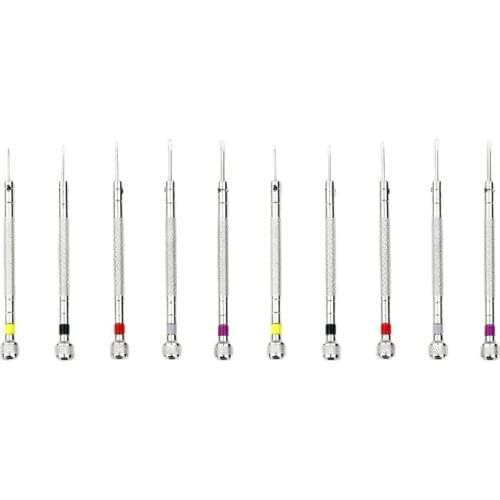 10 Pcs Precision Mini Screwdriver Set For Eyeglasses Clock Watch Glasses Screw Driver Repair Tools