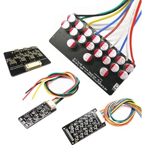 2S-17S 3S 4S 6S BMS Active Balancing 1A 5A Capacitor/inductance Active Equalizer Balancer Battery Board Li-ion Lipo LTO Lifepo4