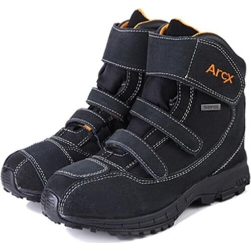Brand ARCX Men And Women Motorcycle Boots Motocross Racing Riding Protective Breathable Leather Botas Moto Highway Racing Shoes