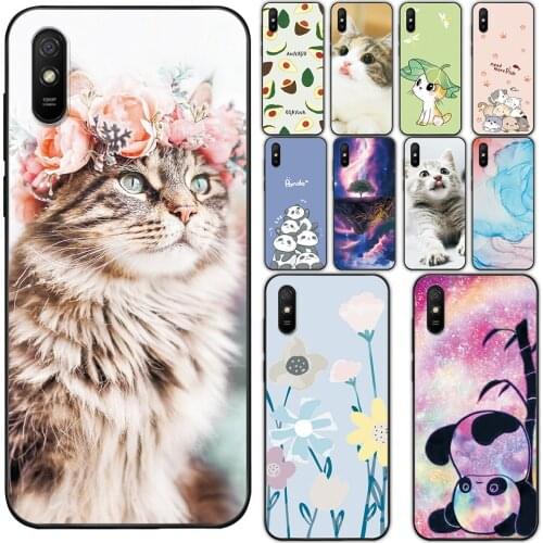 For Redmi 9A Case Animal Style Back Cover For Redmi 9A 9a Phone Fundas on For Xiaomi Redmi 9A Soft TPU Fashion Case For Redmi 9A