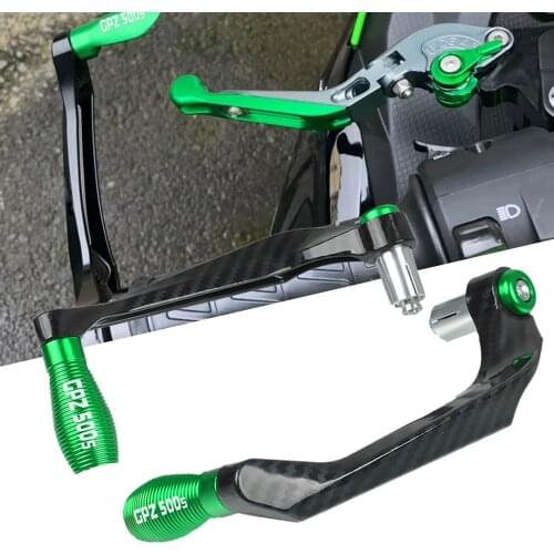 Motorcycle 7/8" 22mm Handlebar Brake Clutch Levers Guard Protector For KAWASAKI GPZ500S 500 GPZ S 500S EX500R NINJA 2009-1990