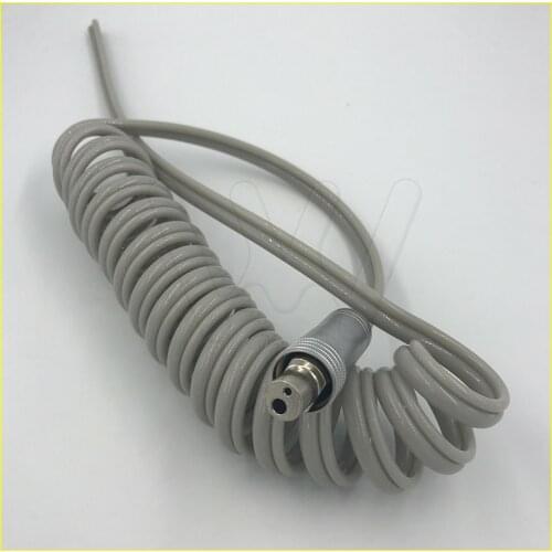 Dental 2 Holes High Speed handpiece Spiral type Hose Tubing With Connector Dental Chair Unit Tube Silicone Pipe