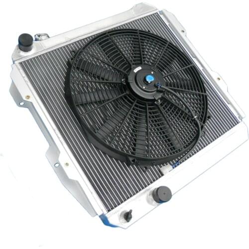 3 Core Manual Aluminum Universal Radiator+FAN For Toyota HILUX LN85 LN60 LN61 LN65 2.4L Diesel 1984-1991 MT