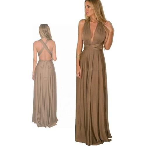 Dress Women 2018 Long Summer Convertible Bohemian Dresses Casual Bandage Evening Prom Club Party Infinity Multiway Maxi Dresses