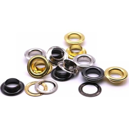40sets/pack(Outer diameter)23mm (internal)13.5mm (high)7mm metal eyelets for bags garment eyelets