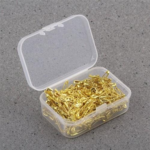 500 Pieces/Box Mini Safety Pins 20mm Metal Silver Golden Black Brozne Safety Pin DIY Jewelry Findings