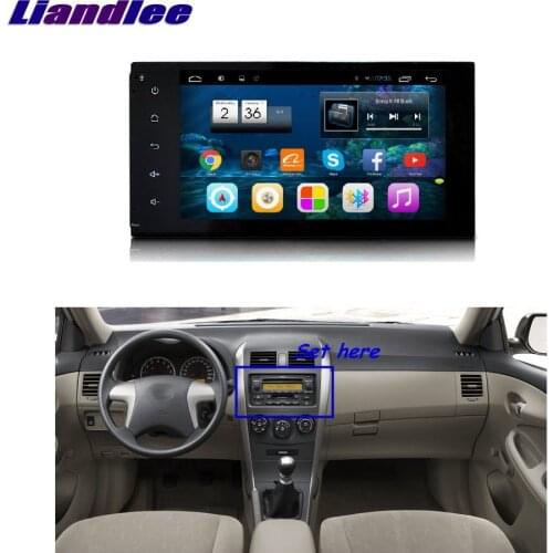 Car Android 8.1 For Toyota Corolla Fielder 2000-2013 Radio Player GPS Nav Navi Map Navigation Maps HD Touch Screen TV Multimedia