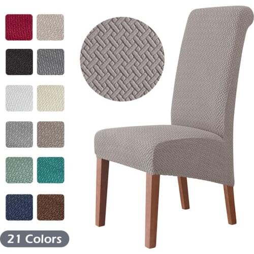 1 Piece XL Size Cheap Chair Cover Big Size Long Back Europe Style Seat Chair Covers for Restaurant Hotel Party Home Banquet